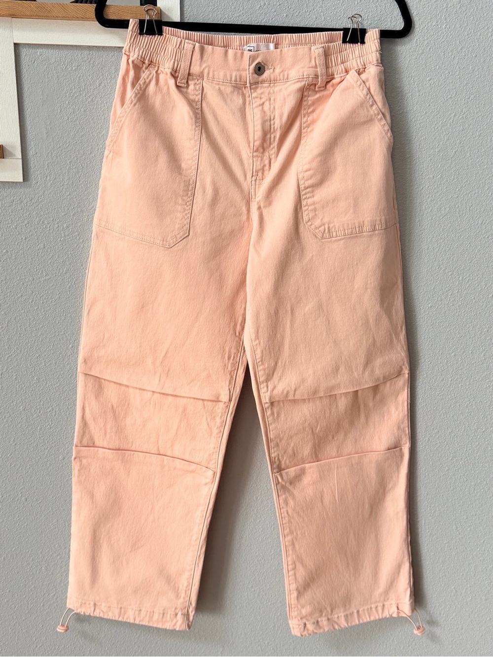 RE generation by Celebrity Pink Parachute Cotton Pant